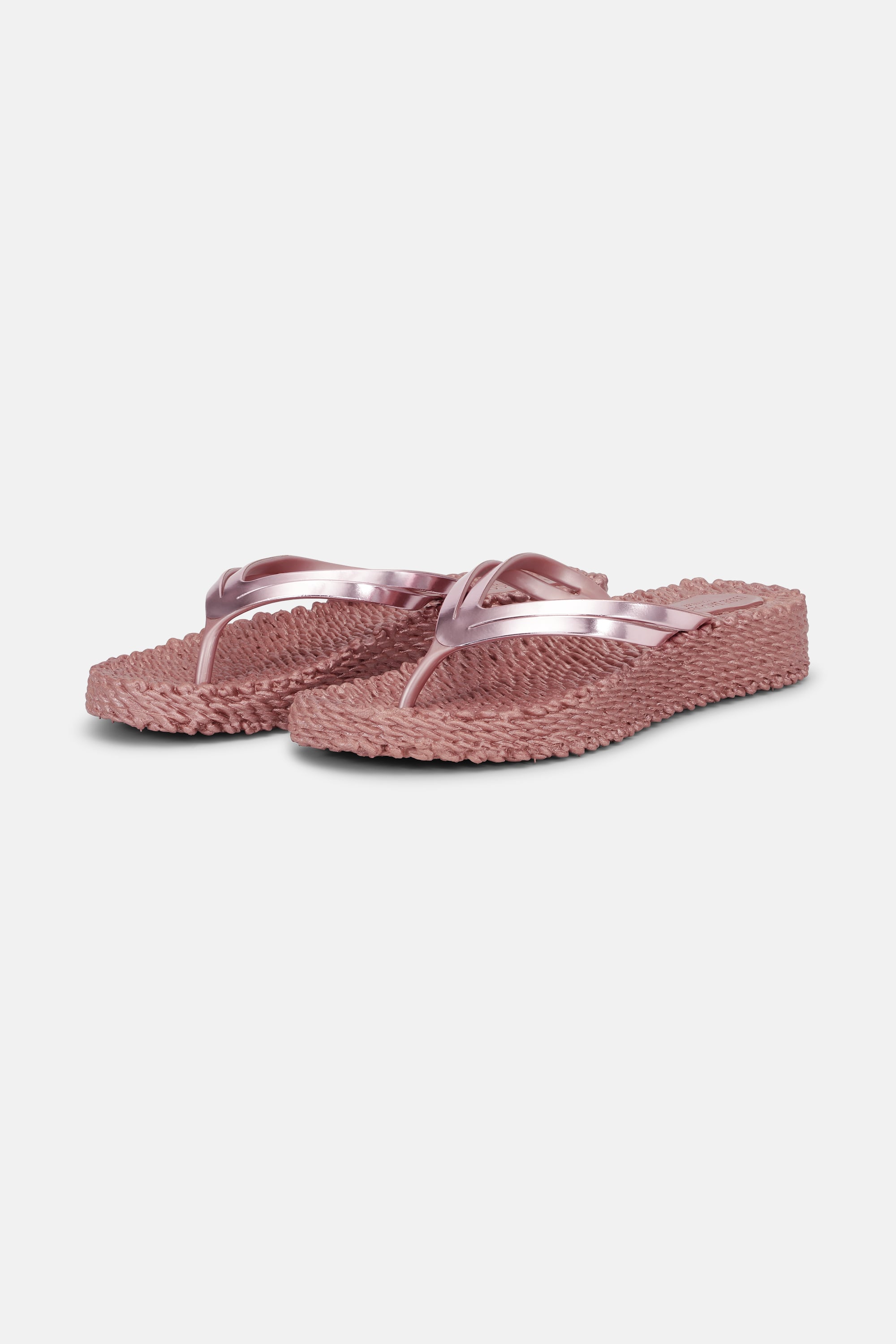 Plateau Flip-Flops Metallic - Rose Gold